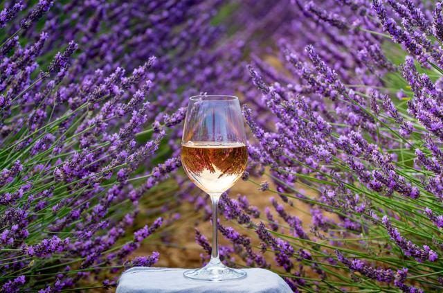 Pale Provence rosé on a table in southern France, the perfect wine for Taurus